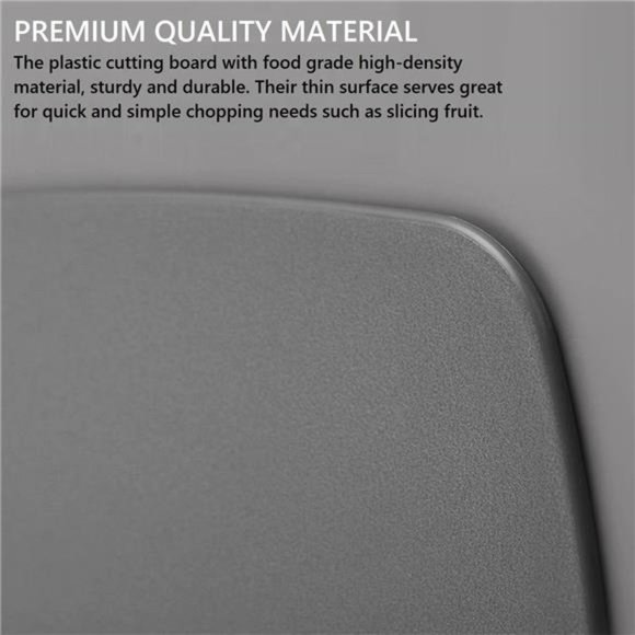 Cutting Boards, Plastic Cutting Board Set of 3, Thick Chopping Boards (Pink) - Picture 7 of 7